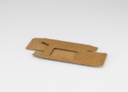 Kartonska kraft kutija za sapun 80x55x30mm, sa prozorom - 50 kom