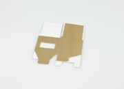 Kartonska braon kutija 56x56x60mm sa prozorom - 50 kom