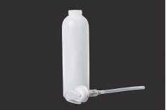 Visoka poluprovidna plastična flaša 250mL sa pumpicom - 12 kom