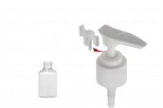Providna PET flaša 50mL za pumpicom u dve boje za šampone - 12 kom