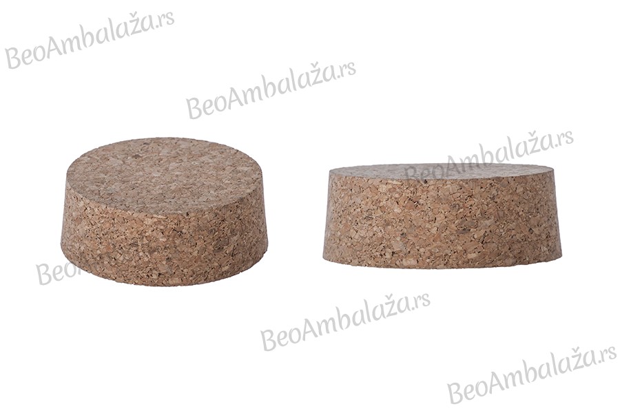Široki konusni čep od prirodne plute 30x85/80mm