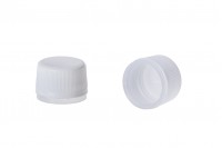 Пластична бела капа ПП24 са сигурносним прстеном