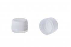 Пластична бела капа ПП24 са сигурносним прстеном
