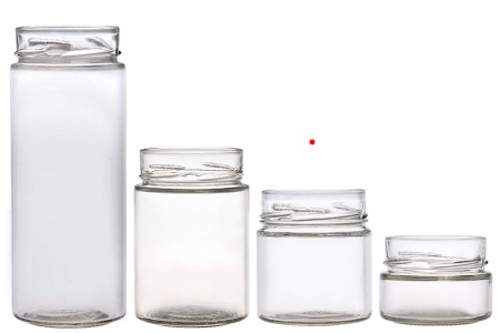 Staklena okrugla tegla 212mL Ergo* (za T.O. 70 Deep zatvarač) - bez zatvarača-grupa_slika