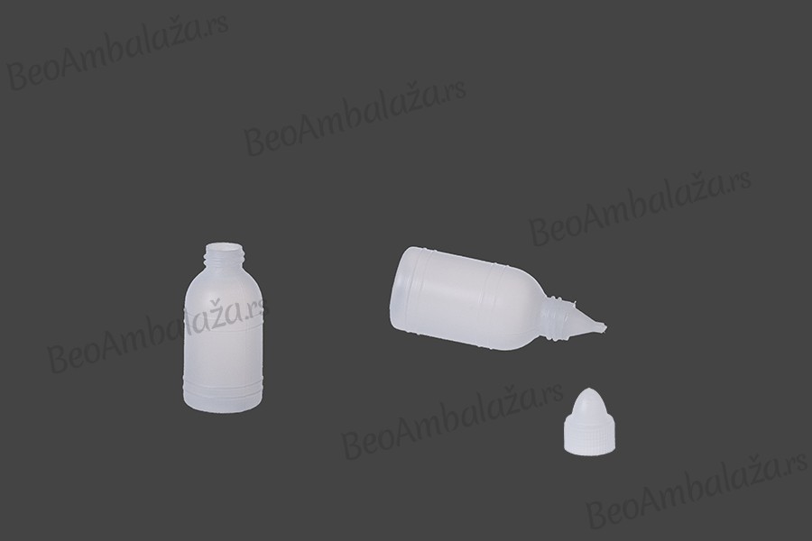 Plastična flašica 50mL za aceton ili svetu vodicu - 12 kom