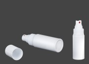Plastična bela flašica 50mL za lagane masne supstance, sa sprejom i zatvaračem (PP28) - 12 kom