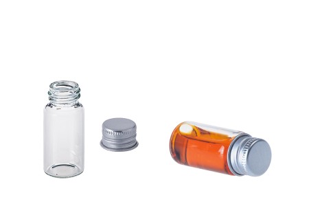 Staklena flašica 10mL sa aluminijumskim zatvaračem - 12 kom-slika_proizvoda