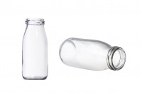 Staklena flašica 250 ml za limunadu sa zatvaračem u raznim bojama i rupom za slamčicu                                                   