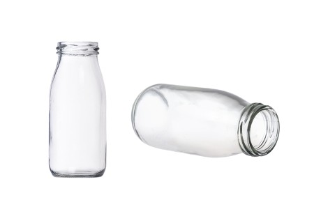 Staklena flašica 250mL, kojoj odgovaraju zatvarači sa rupom za slamčicu-1