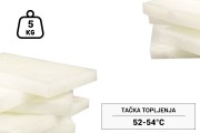 Parafinski vosak bele boje - ploča od 5 kg