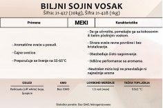 Biljni sojin vosak u obliku pastila - 1 kg