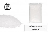 Parafin (tačka topljenja 56-58°C) u obliku pastila - 25kg