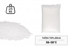 Parafin (tačka topljenja 56-58°C) u obliku pastila - 25kg