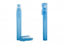 Plastična minijaturna bočica 10mL za parfeme, u 3 boje (poluprovidna, plava ili roze) - 25 kom
