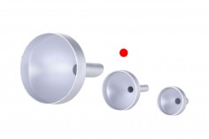 Aluminijumski levak u MAT srebrnoj boji sa prečnikom 25 mm, donji deo 4mm