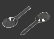 Plastična PE providna kašičica 9,1cm- 24 kom
