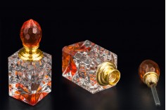 Kristalna bočica za parfem od 5 ml sa kristalnim poklopcem i iglom u 6 boja