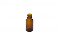  Staklena bočica 15ml za eterična ulja sa grlom PP18 u braon boji