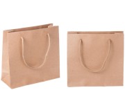 Papirna braon poklon kesa 180x70x170mm - 12 kom