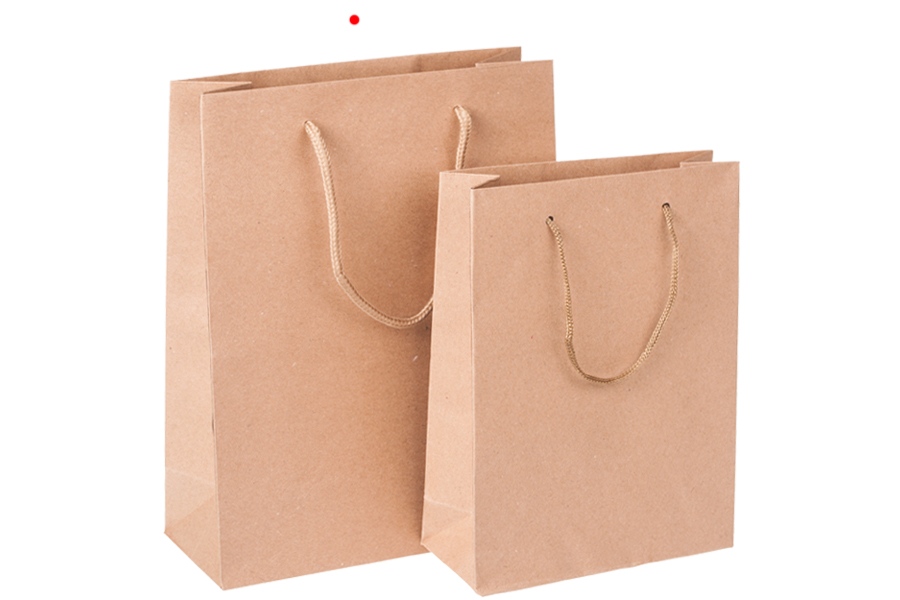 Papirna braon poklon kesa 190x80x240mm - 12 kom