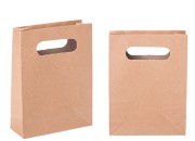 Papirna braon poklon kesica 150x60x200mm - 12 kom