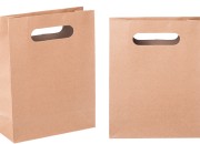 Papirna braon poklon kesa 190x80x240mm - 12 kom