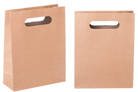 Papirna braon poklon kesa 190x80x240mm - 12 kom-1