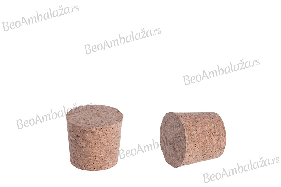 Široki konusni čep od prirodne plute 30x35/30 mm - za grlo T.O. 43 Široki konusni čep od prirodne plute 30x35/30 mm - za grlo T.O. 43