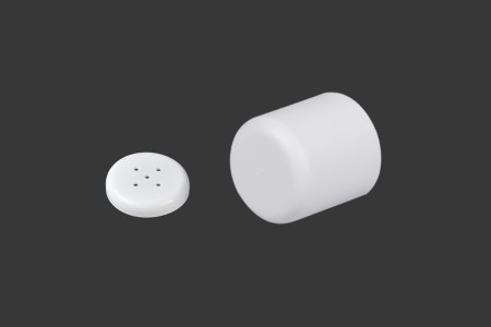 Plastični beli čep sa poklopcem sa malim otvorima od 2 mm-grupa_slika