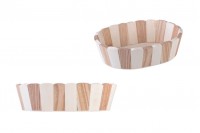 Korpa drvena ovalna 195x178x60 mm