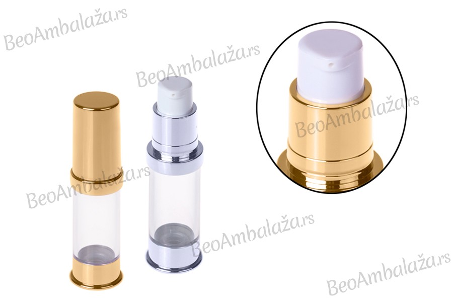 Airless bočica 5mL za kreme - 12 kom