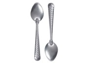 Srebrna metalna kašičića - 9,5 cm Srebrna metalna kašičića - 9,5 cm