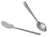 Srebrna metalna kašičića - 9,5 cm Srebrna metalna kašičića - 9,5 cm
