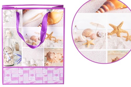 Plastificirana poklon kesa 210x100x260mm sa plastificiranom ručkom - 12 kom-dimenzije_slike