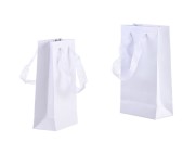 Papirna plastificirana kesa 110x60x200mm sa ručkicama od tila širine 2cm, više boja - 20 kom Papirna plastificirana kesa 110x60x200mm sa ručkicama od tila širine 2cm, više boja - 20 kom