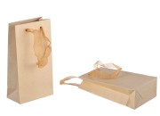 Papirna plastificirana kesa 110x60x200mm sa ručkicama od tila širine 2cm, više boja - 20 kom Papirna plastificirana kesa 110x60x200mm sa ručkicama od tila širine 2cm, više boja - 20 kom