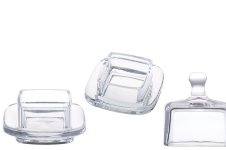 Ukrasna staklena kockasta posuda sa staklenim poklopcem-grupa_slika