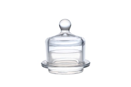 Ukrasna okrugla posuda sa staklenim poklopcem za bombone i slatkiše-slika_proizvoda