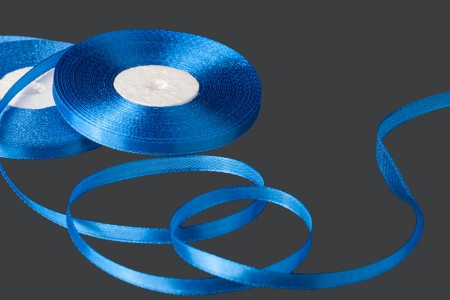 Satenska traka za ukrašavanje, 6 mm u raznim bojama - 50m-2