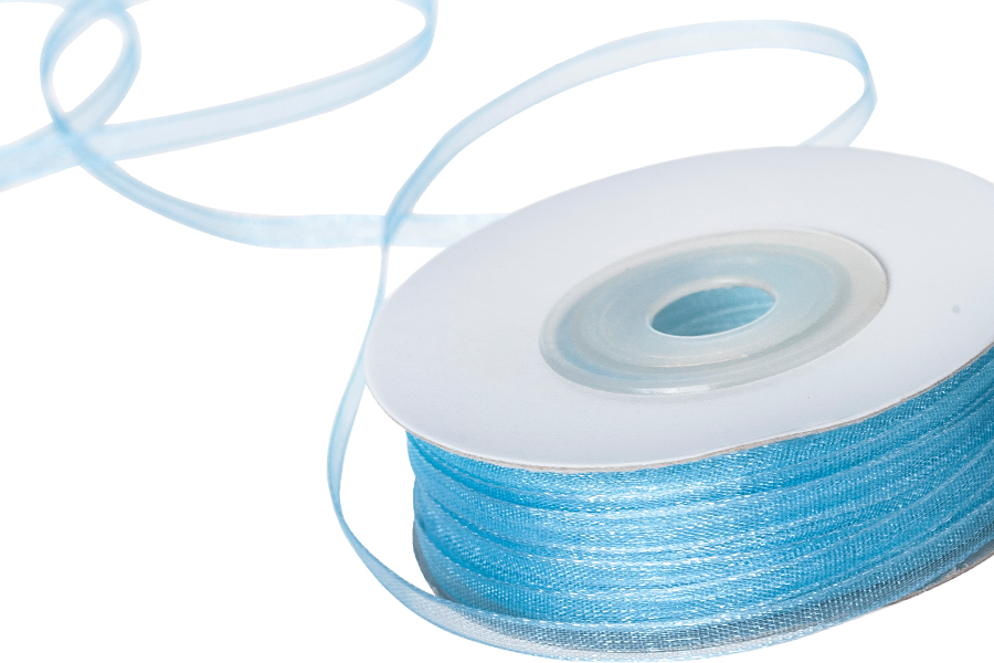 Organza traka od 3mm, u raznim bojama - jedan navoj je od 50m Organza traka od 3mm, u raznim bojama - jedan navoj je od 50m