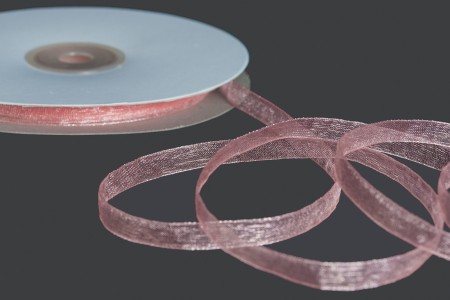 Organza traka od 6mm, u raznim bojama - jedan navoj je od 50m-7