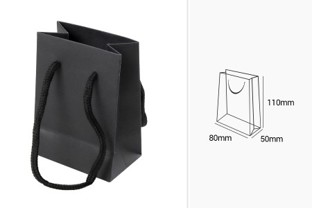 Papirna kesa 80x50x110mm sa trakom - 20 kom-dimenzije_slike