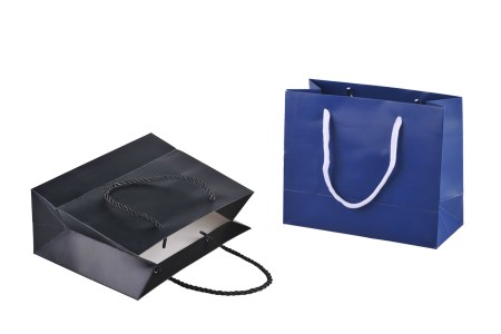 Papirna poklon kesa 220x95x180mm sa pamučnim ručkama, u dve boje - 20 kom-slika_proizvoda