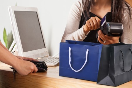 Papirna poklon kesa 220x95x180mm sa pamučnim ručkama, u dve boje - 20 kom-grupa_slika