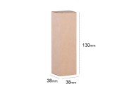 Kartonska kraft ekološka kutija 38x38x130mm - 20 kom