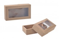 Kutija od natron papira sa prozorom 240x130x60 mm- 12kom