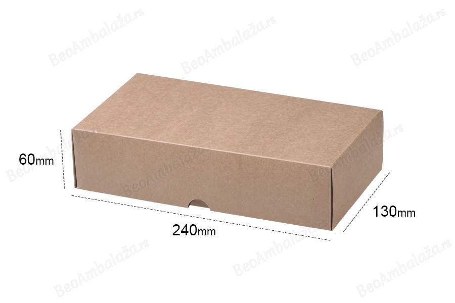Kutija od kraft papira 240x130x60mm bez prozora -12kom-grupa_slika