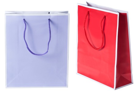 Plastificirana ukrasna kesa 200x80x240mm, dostupna u 2 boje - 20 kom-slika_proizvoda