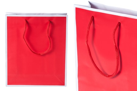 Plastificirana ukrasna kesa 200x80x240mm, dostupna u 2 boje - 20 kom-grupa_slika