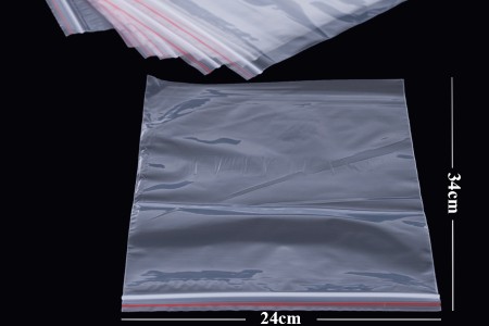 Plastične providne kesice 24x34cm sa zip zatvaranjem - 100 kom-slika_proizvoda